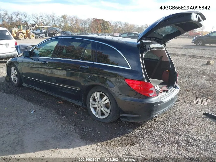 2009 Mercedes-Benz R 350 4Matic VIN: 4JGCB65E29A095842 Lot: 40639057