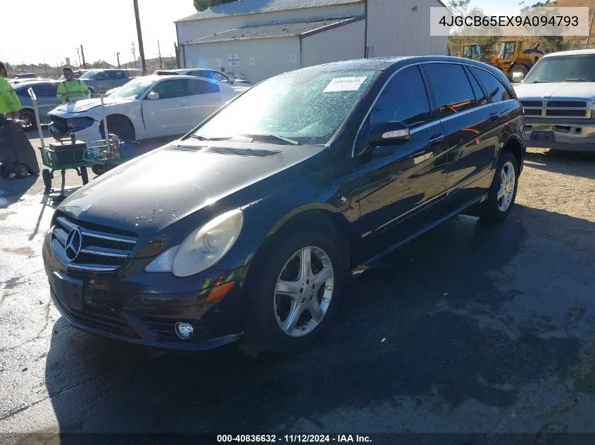 2009 Mercedes-Benz R 350 4Matic VIN: 4JGCB65EX9A094793 Lot: 40836632