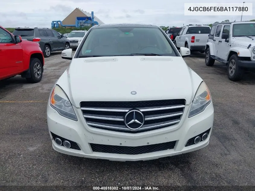 4JGCB6FE6BA117880 2011 Mercedes-Benz R 350 4Matic