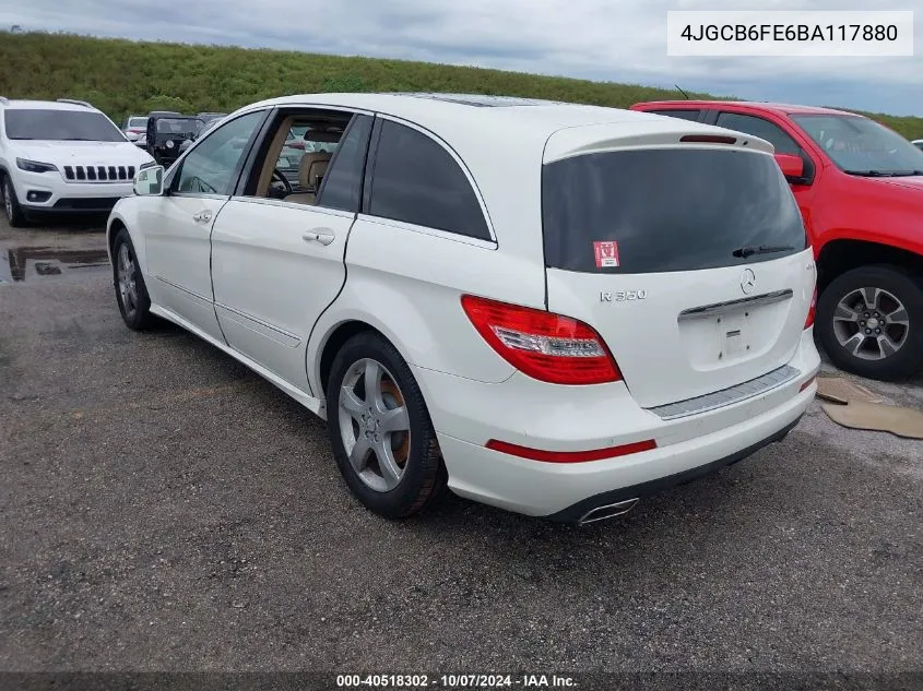 4JGCB6FE6BA117880 2011 Mercedes-Benz R 350 4Matic