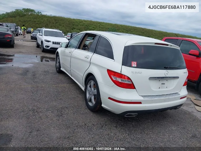 4JGCB6FE6BA117880 2011 Mercedes-Benz R 350 4Matic