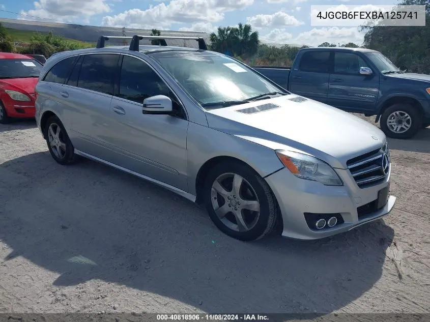 2011 Mercedes-Benz R 350 4Matic VIN: 4JGCB6FEXBA125741 Lot: 40818906