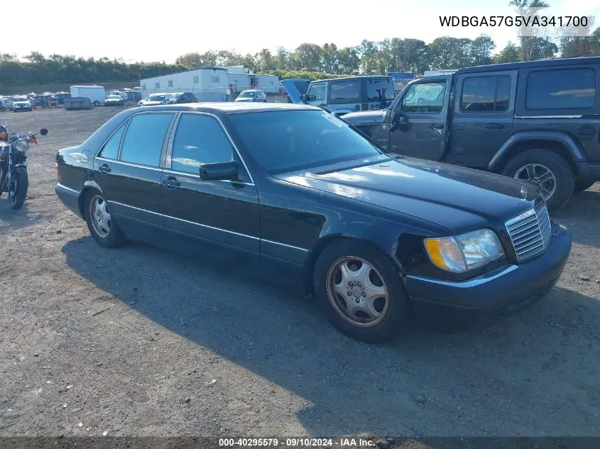 1997 Mercedes-Benz S 600 VIN: WDBGA57G5VA341700 Lot: 40295579