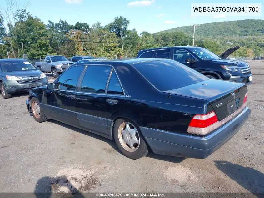 1997 Mercedes-Benz S 600 VIN: WDBGA57G5VA341700 Lot: 40295579