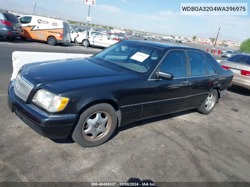 1998 Mercedes-Benz S 320 VIN: WDBGA32G4WA396975 Lot: 40495037