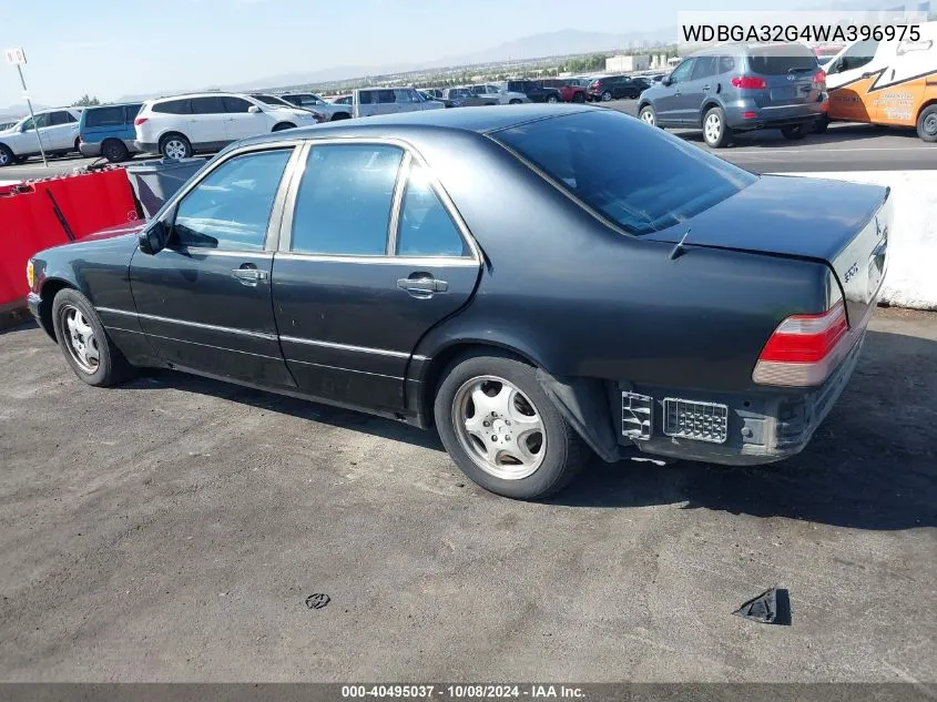 1998 Mercedes-Benz S 320 VIN: WDBGA32G4WA396975 Lot: 40495037