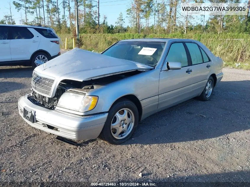 1998 Mercedes-Benz S 320 VIN: WDBGA32G7WA399305 Lot: 40729463