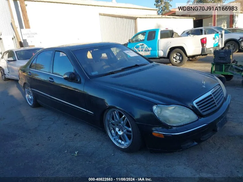 2001 Mercedes-Benz S 430 VIN: WDBNG70J91A166983 Lot: 40822583