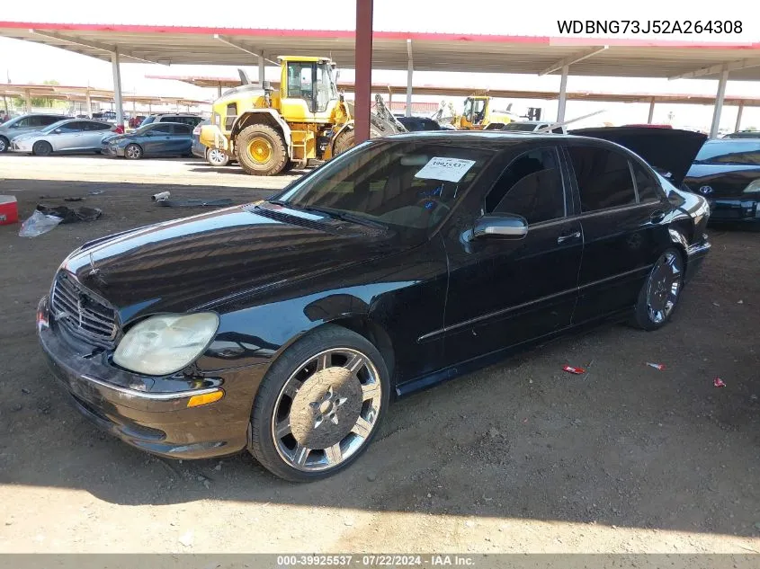 2002 Mercedes-Benz S 55 Amg VIN: WDBNG73J52A264308 Lot: 39925537