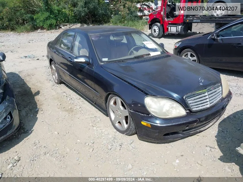 WDBNG70J04A404207 2004 Mercedes-Benz S 430