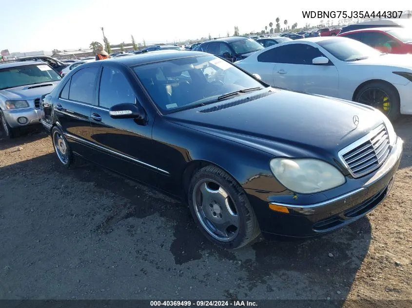 2005 Mercedes-Benz S 500 VIN: WDBNG75J35A444307 Lot: 40369499