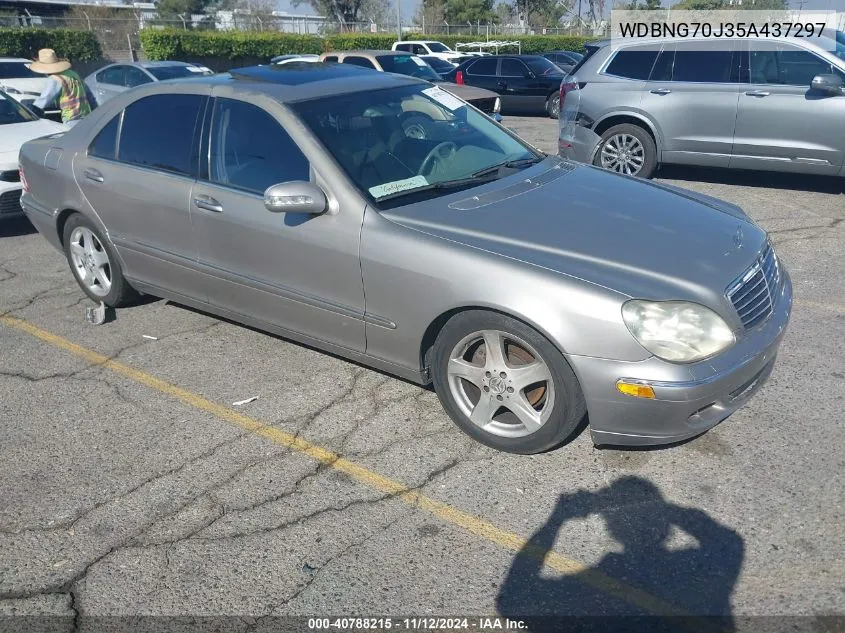 2005 Mercedes-Benz S 430 VIN: WDBNG70J35A437297 Lot: 40788215