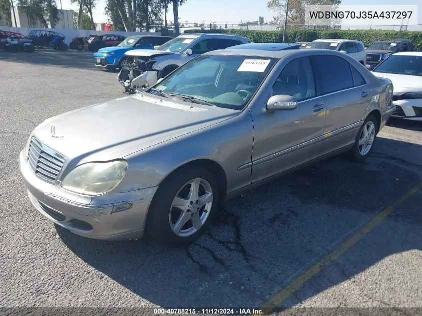 2005 Mercedes-Benz S 430 VIN: WDBNG70J35A437297 Lot: 40788215