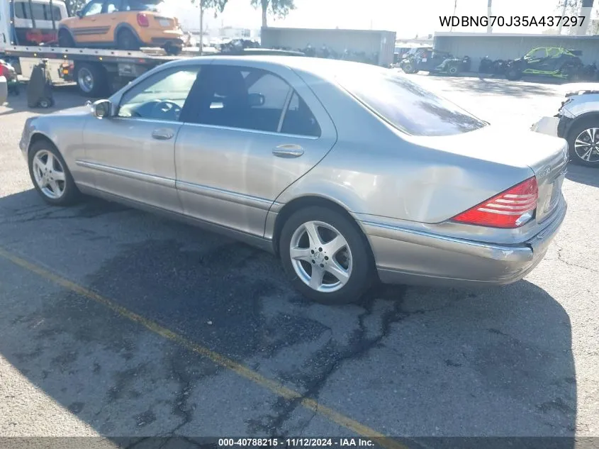 2005 Mercedes-Benz S 430 VIN: WDBNG70J35A437297 Lot: 40788215