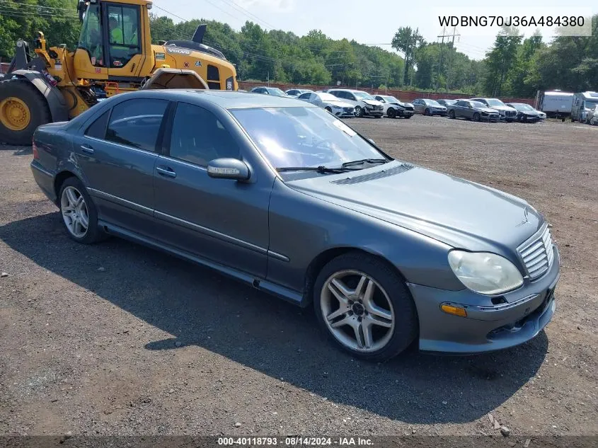 2006 Mercedes-Benz S 430 VIN: WDBNG70J36A484380 Lot: 40118793