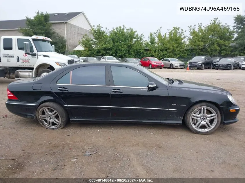 2006 Mercedes-Benz S 55 Amg 55 Amg VIN: WDBNG74J96A469165 Lot: 40146642