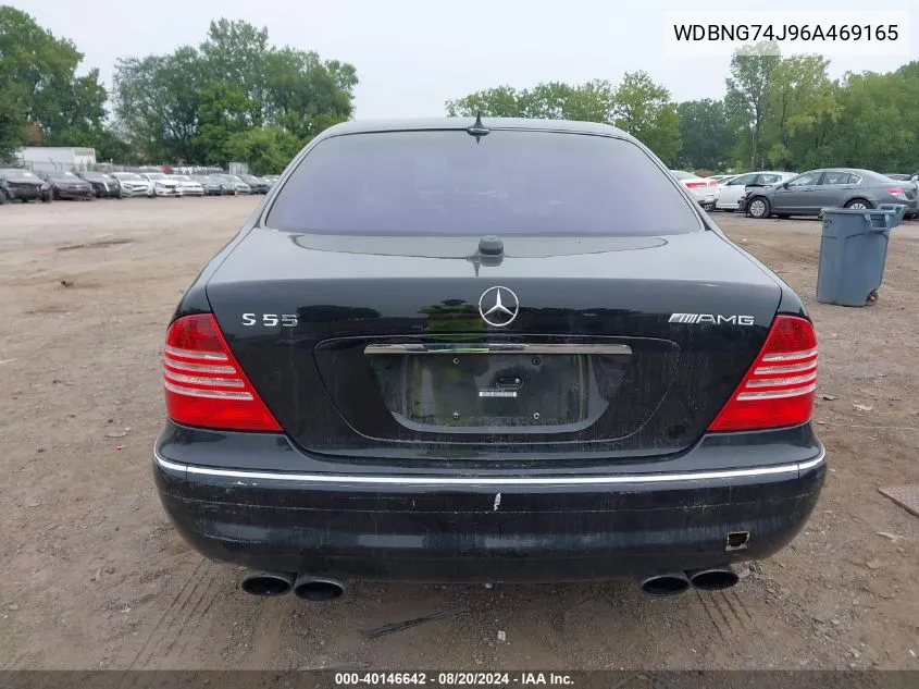 2006 Mercedes-Benz S 55 Amg 55 Amg VIN: WDBNG74J96A469165 Lot: 40146642