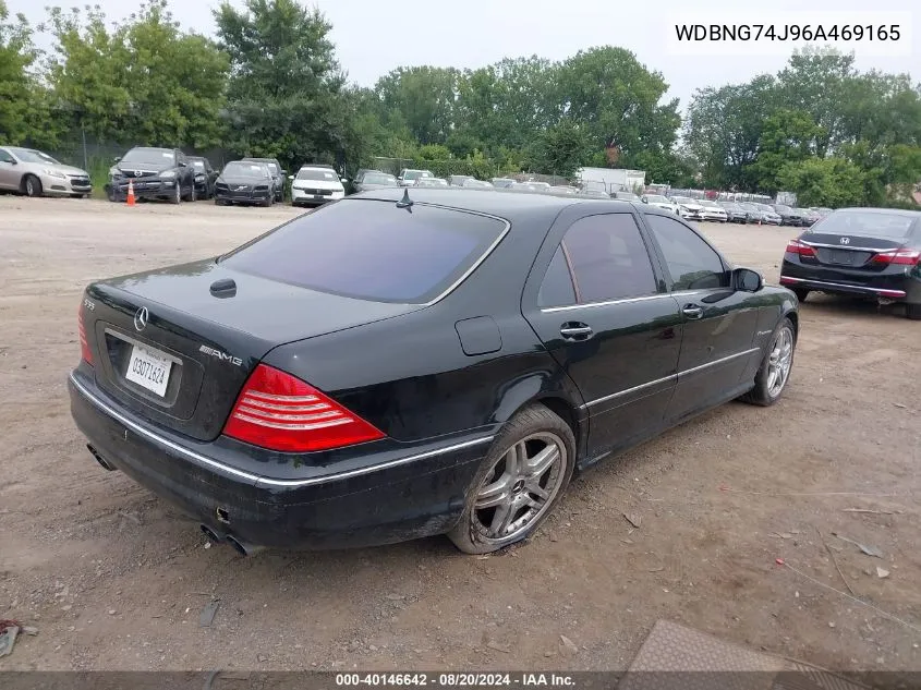 2006 Mercedes-Benz S 55 Amg 55 Amg VIN: WDBNG74J96A469165 Lot: 40146642