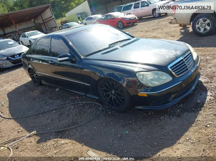 2006 Mercedes-Benz S 430 VIN: WDBNG70J36A483679 Lot: 40498935