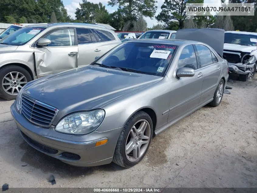 2006 Mercedes-Benz S 430 VIN: WDBNG70J96A471861 Lot: 40686668