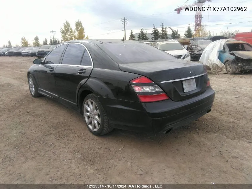 2007 Mercedes-Benz S-Class VIN: WDDNG71X77A102962 Lot: 12125314