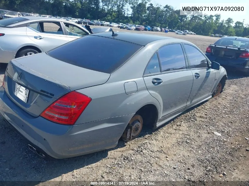 2007 Mercedes-Benz S 550 VIN: WDDNG71X97A092080 Lot: 39914343