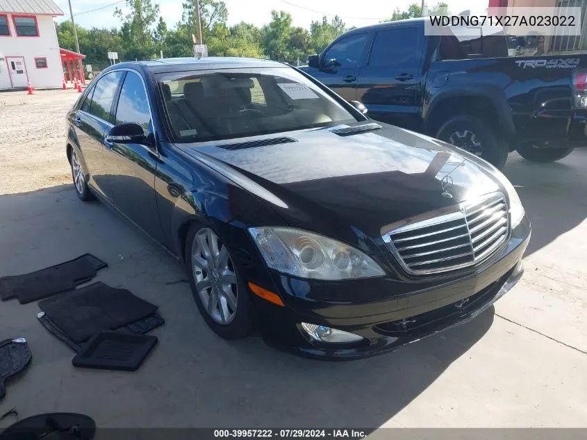 2007 Mercedes-Benz S 550 VIN: WDDNG71X27A023022 Lot: 39957222