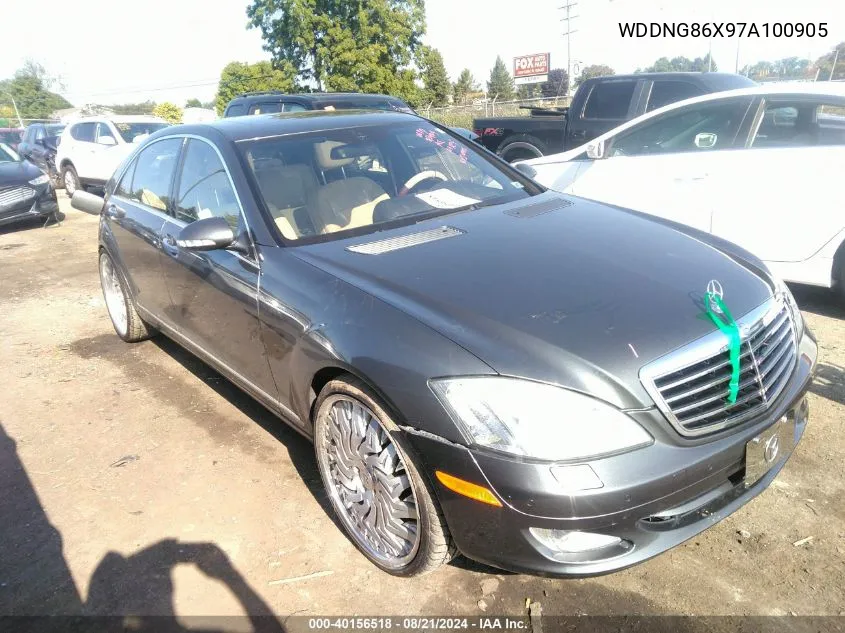 2007 Mercedes-Benz S 550 550 4Matic VIN: WDDNG86X97A100905 Lot: 40156518