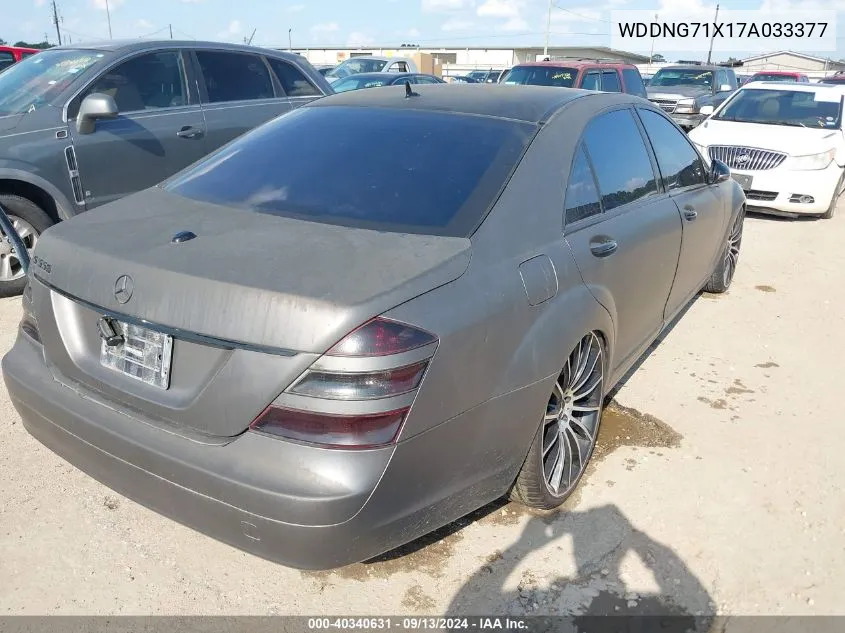 WDDNG71X17A033377 2007 Mercedes-Benz S 550