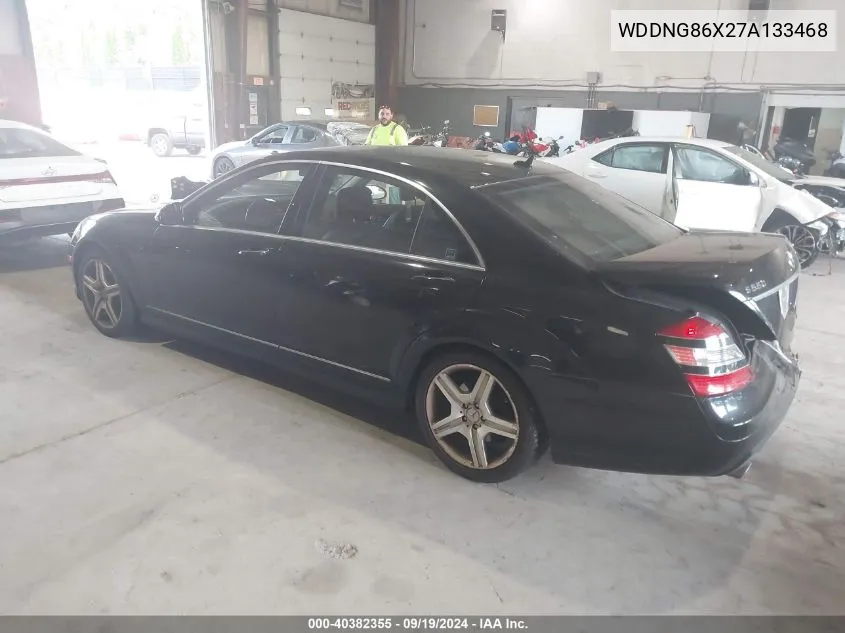 2007 Mercedes-Benz S 550 4Matic VIN: WDDNG86X27A133468 Lot: 40382355