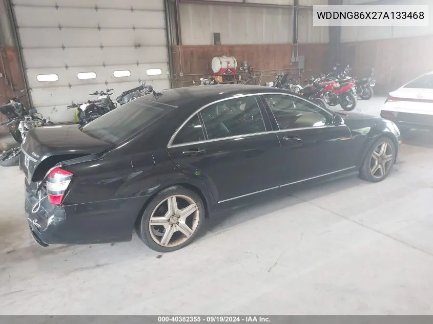 2007 Mercedes-Benz S 550 4Matic VIN: WDDNG86X27A133468 Lot: 40382355