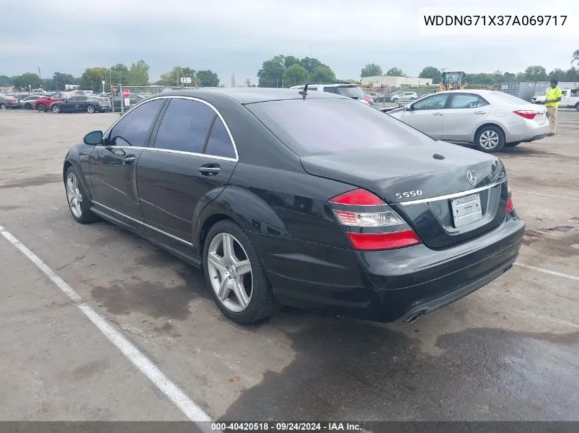 2007 Mercedes-Benz S 550 VIN: WDDNG71X37A069717 Lot: 40420518