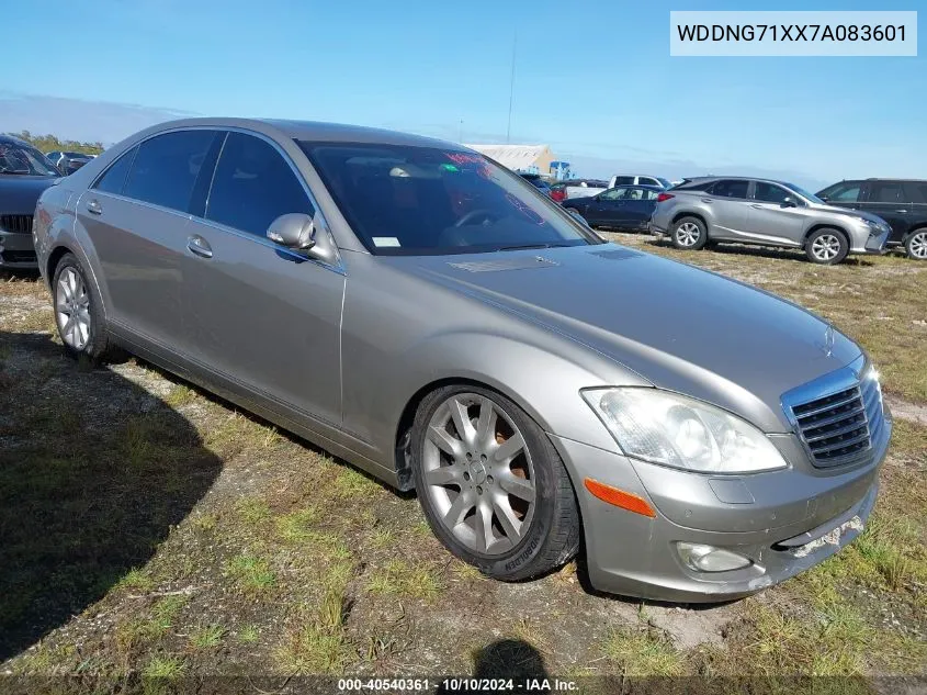 2007 Mercedes-Benz S 550 VIN: WDDNG71XX7A083601 Lot: 40540361