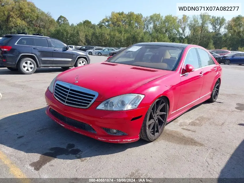 2007 Mercedes-Benz S 550 VIN: WDDNG71X07A082277 Lot: 40551074