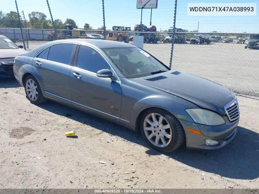 2007 Mercedes-Benz S 550 VIN: WDDNG71X47A038993 Lot: 40609328