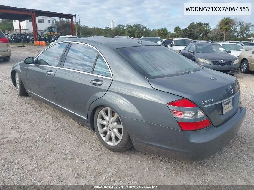 2007 Mercedes-Benz S 550 550 VIN: WDDNG71XX7A064563 Lot: 40628497