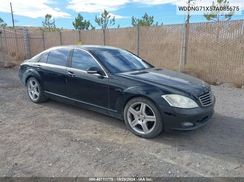 2007 Mercedes-Benz S 550 VIN: WDDNG71X57A085675 Lot: 40711775