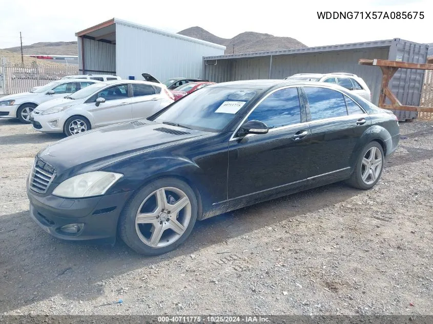 2007 Mercedes-Benz S 550 VIN: WDDNG71X57A085675 Lot: 40711775