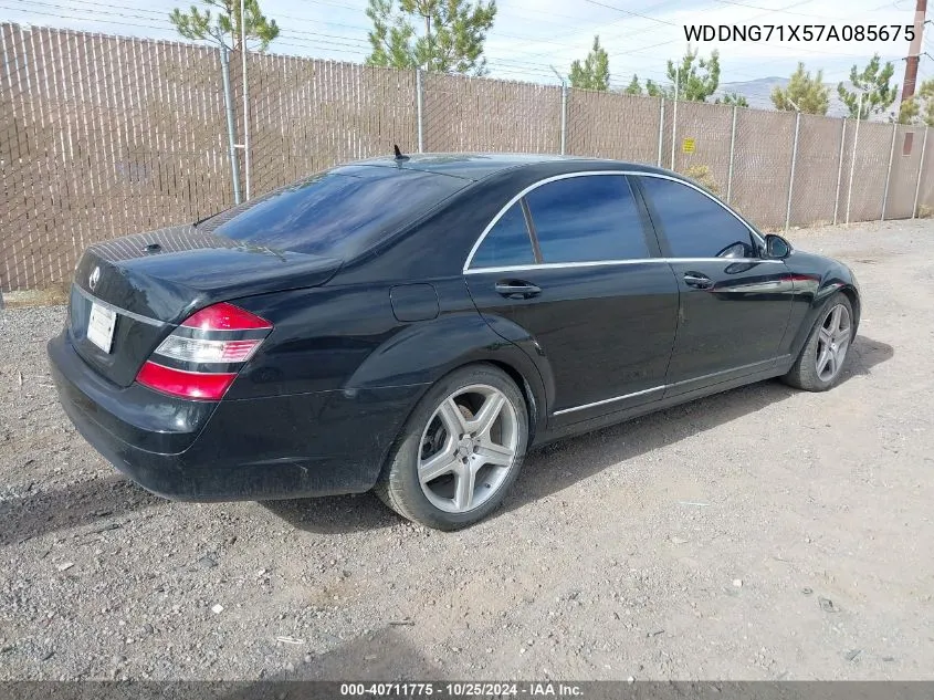 2007 Mercedes-Benz S 550 VIN: WDDNG71X57A085675 Lot: 40711775