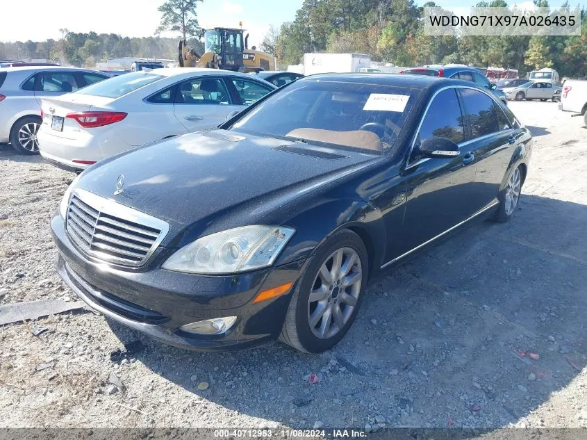 2007 Mercedes-Benz S 550 VIN: WDDNG71X97A026435 Lot: 40712953