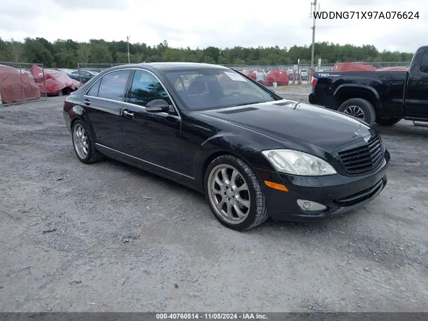 2007 Mercedes-Benz S 550 VIN: WDDNG71X97A076624 Lot: 40760514