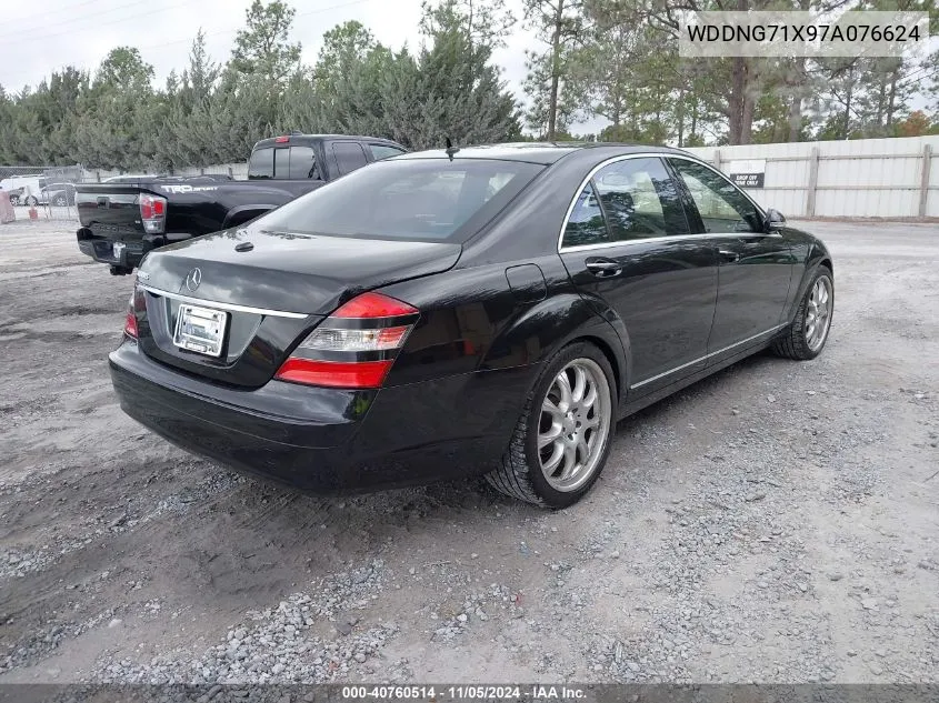 2007 Mercedes-Benz S 550 VIN: WDDNG71X97A076624 Lot: 40760514