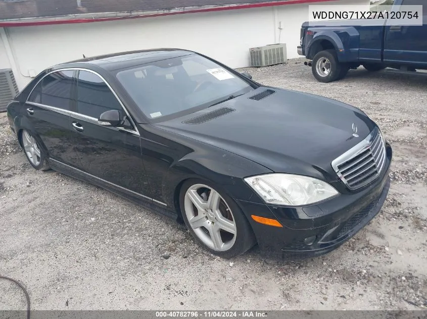 2007 Mercedes-Benz S 550 VIN: WDDNG71X27A120754 Lot: 40782796