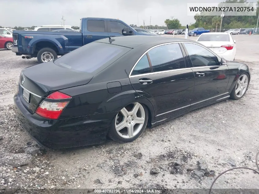 2007 Mercedes-Benz S 550 VIN: WDDNG71X27A120754 Lot: 40782796