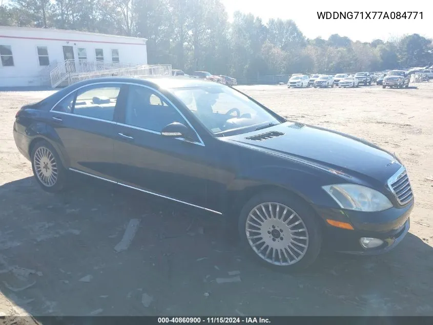 2007 Mercedes-Benz S 550 VIN: WDDNG71X77A084771 Lot: 40860900