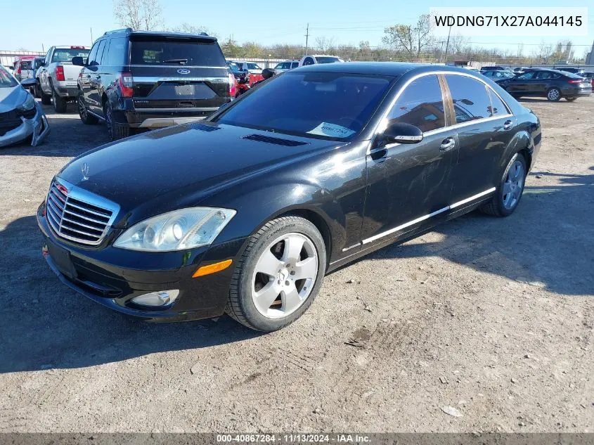 2007 Mercedes-Benz S 550 VIN: WDDNG71X27A044145 Lot: 40867284