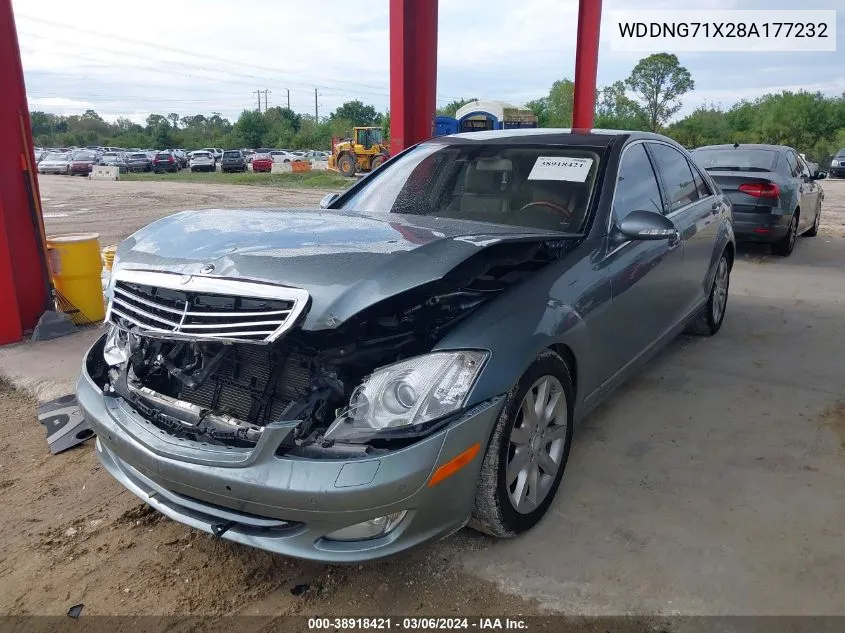 2008 Mercedes-Benz S 550 VIN: WDDNG71X28A177232 Lot: 38918421