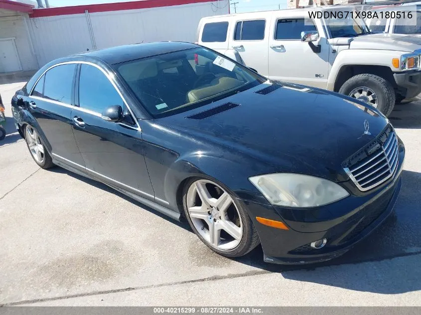 2008 Mercedes-Benz S 550 VIN: WDDNG71X98A180516 Lot: 40215299