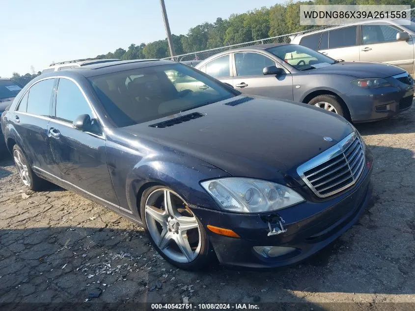 2009 Mercedes-Benz S 550 4Matic VIN: WDDNG86X39A261558 Lot: 40542751