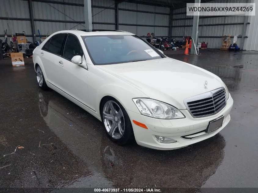 2009 Mercedes-Benz S 550 4Matic VIN: WDDNG86XX9A244269 Lot: 40673937